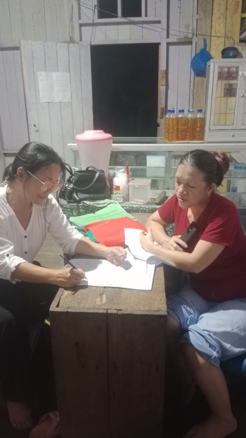 Pengisian Kusioner Bersama Masyarakat