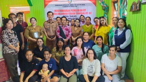 Penetepan Ketua RT 02 Desa Taras